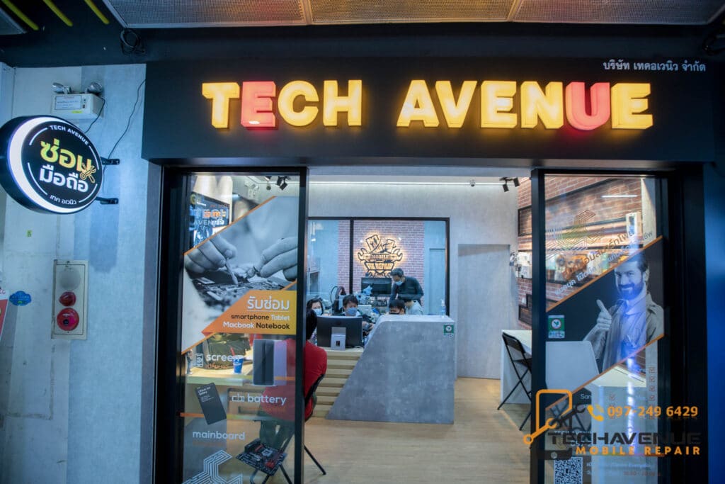 มือถือพัง ทำไมต้องซ่อมที่ TECH AVENUE เทคอเวนิวถึงดีที่สุด 🥇 ศูนย์ซ่อม โทรศัพท์มือถือ มือถือทุกรุ่น ทุกยี่ห้อ iPhone | Apple | Samsung | Huawei